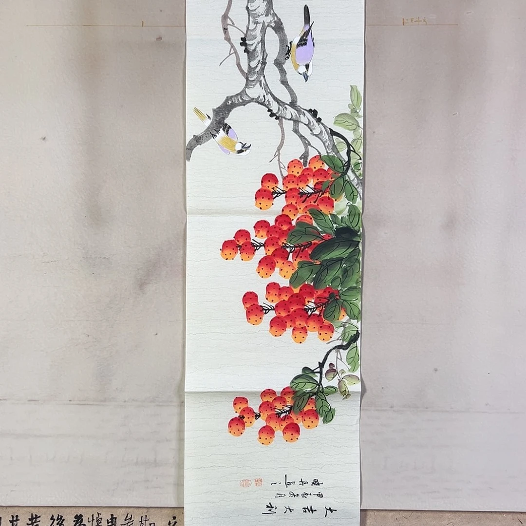 国画115 花鸟在此鸣叫时还要一