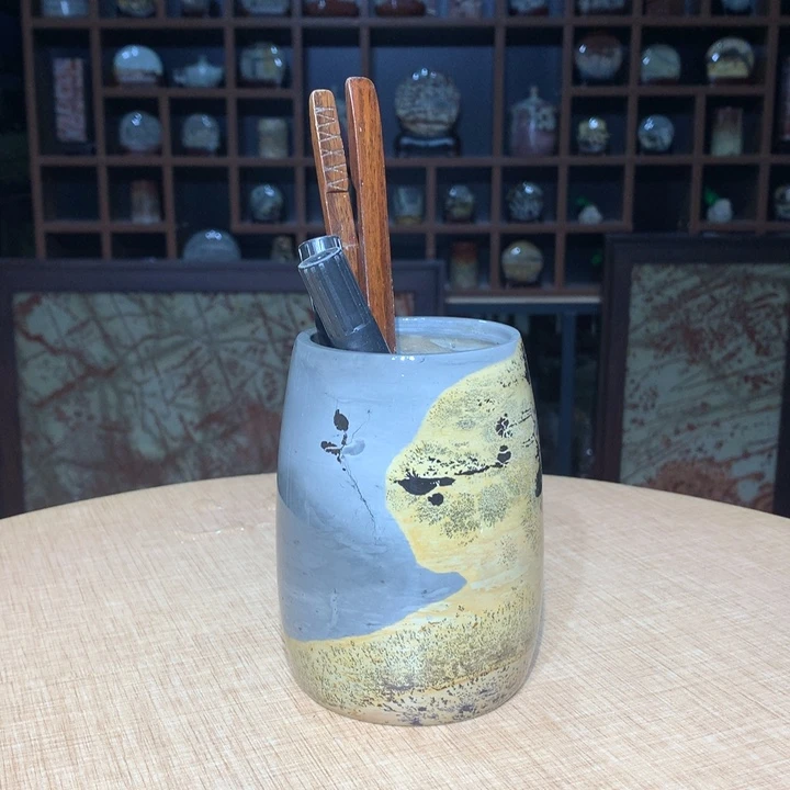 广西国画石摆件，观赏收藏