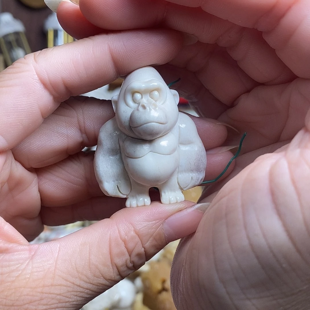 鹿骨把件26号猩猩不退换小尺寸