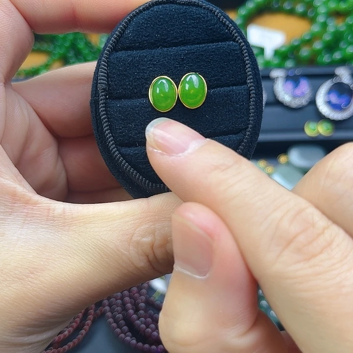 和田玉银S925镶嵌颈饰