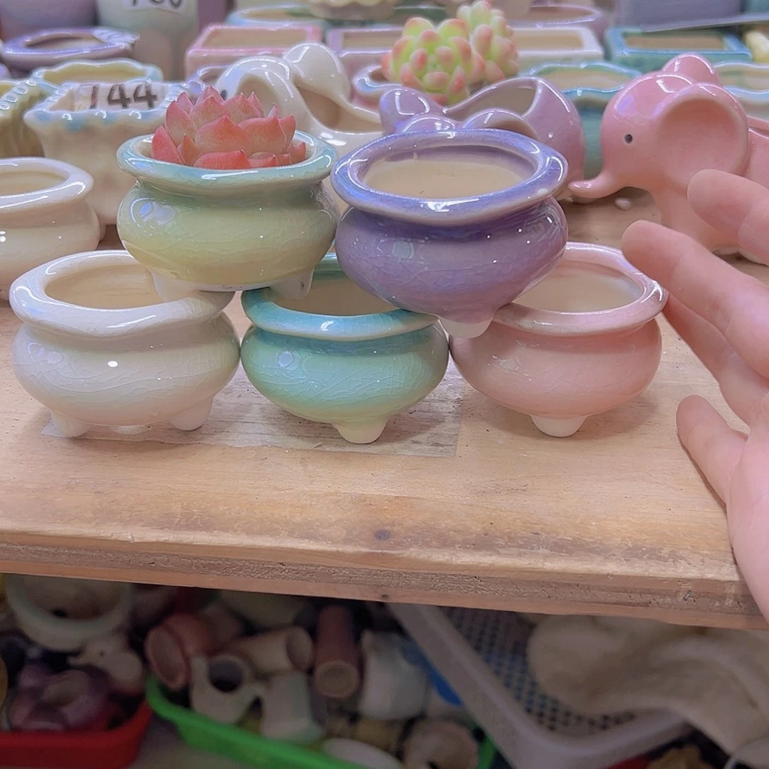 陶瓷花盆单场满12包邮