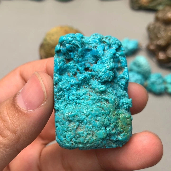 绿松石未镶嵌颈饰