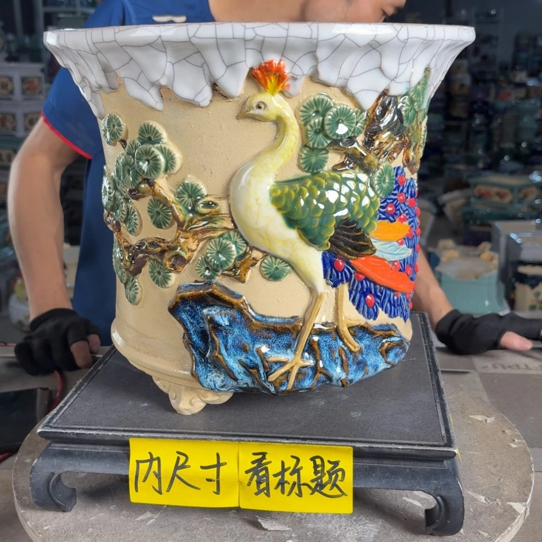 一风堂石湾花盆 内27*25