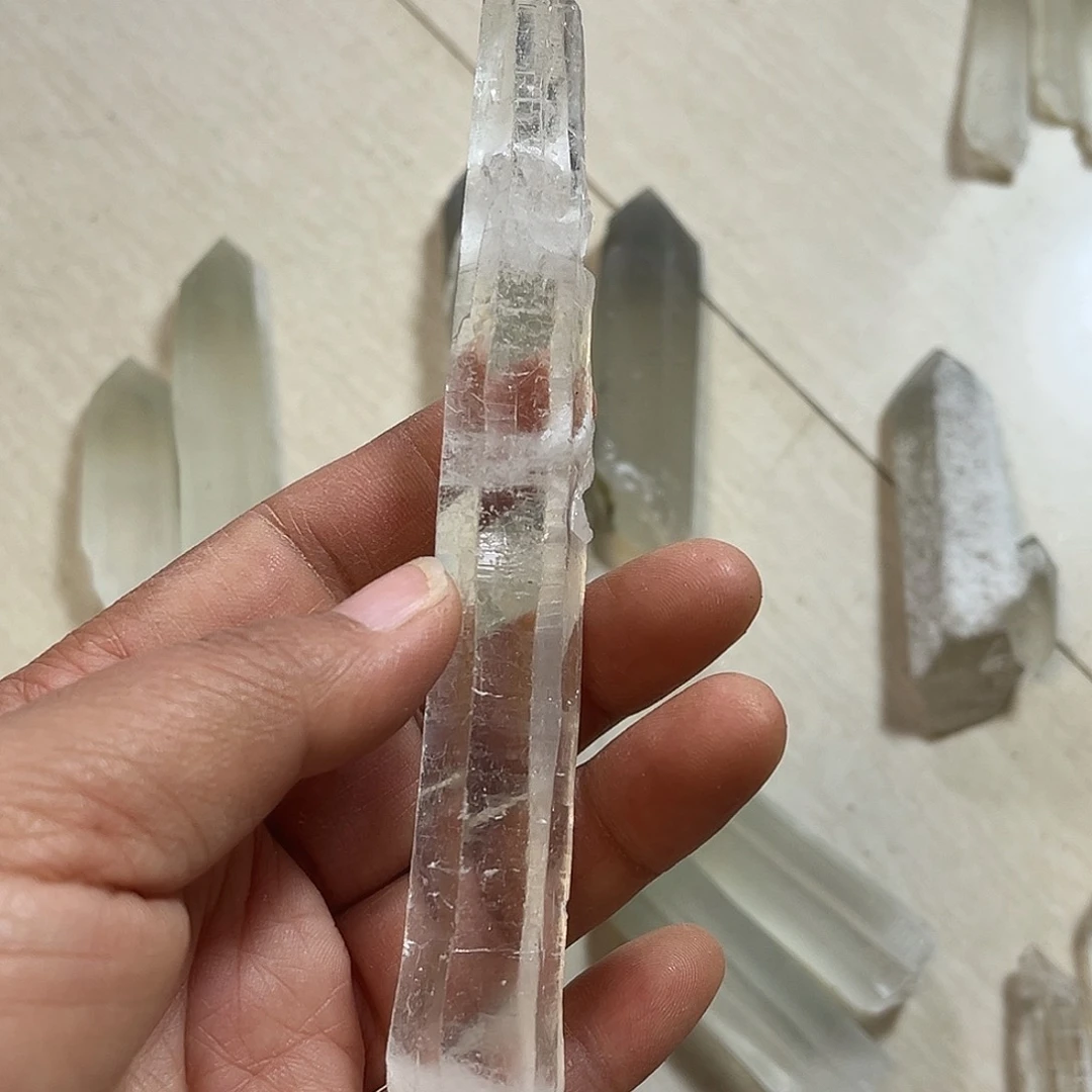 ****麻水晶未镶嵌珠宝半成品