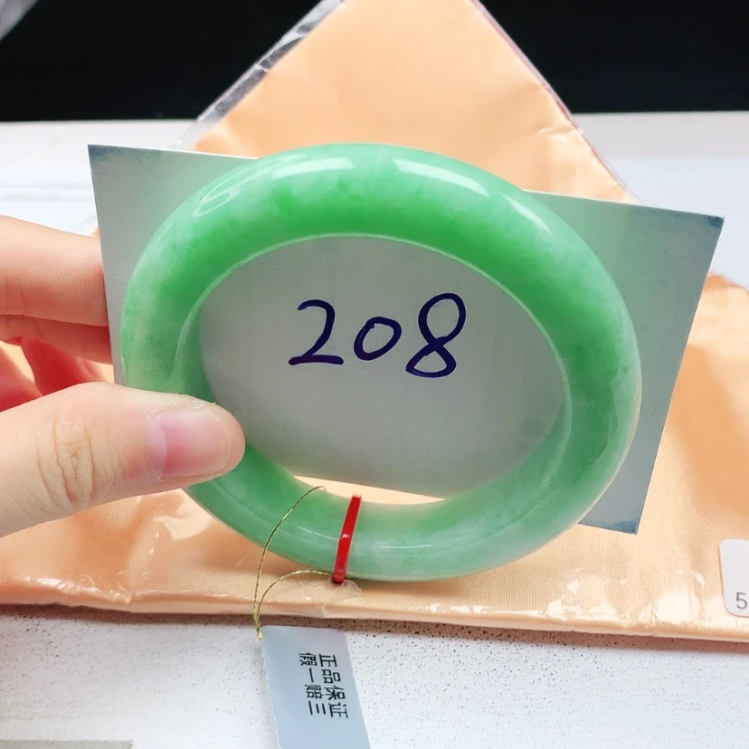 【闪购商品】翡翠手镯未镶嵌缅甸天然a货手镯57+