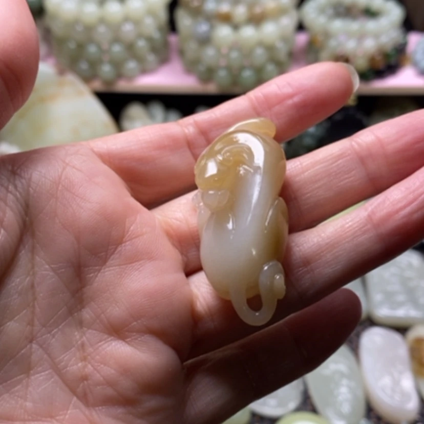 【闪购商品】未镶嵌手链和田玉（糖玉）