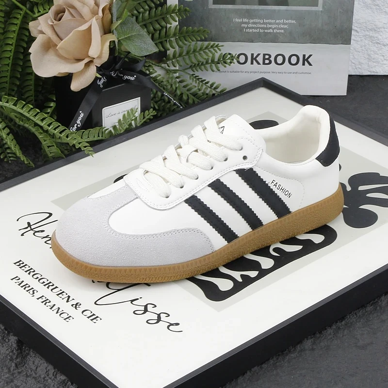 德训鞋女春夏季新款鞋子小白鞋运动鞋