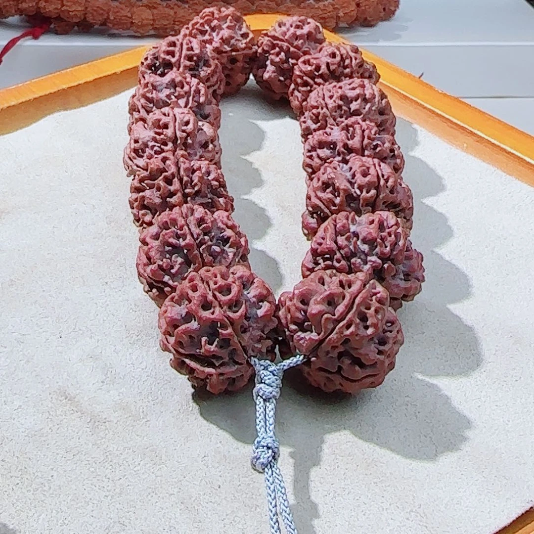 吊坠金刚菩提水晶玉化皮老籽深坑大粗筋大漏价