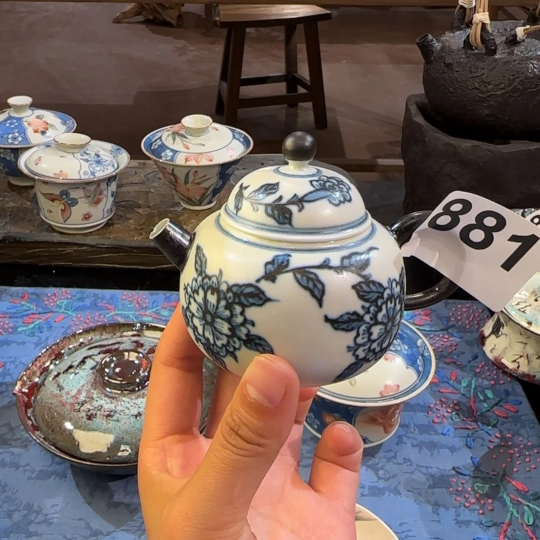 瓷片景德镇手作器皿了微瑕