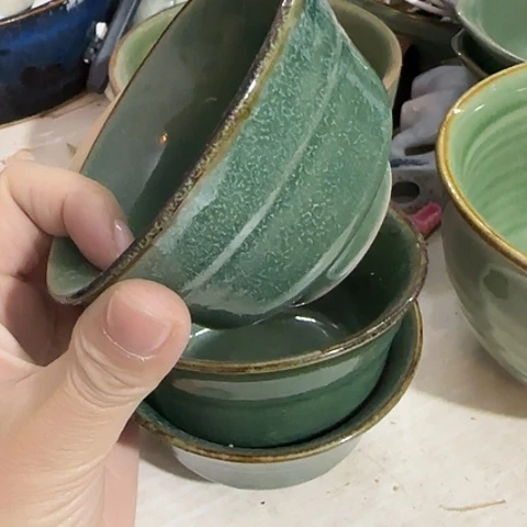 瓷片磁州窑库存微瑕9厘米