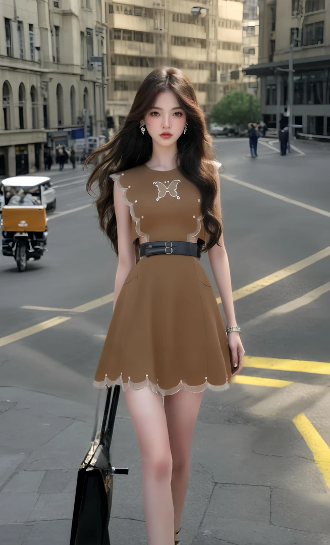 高级感2025夏季新款设计感小众女轻奢众高端百搭显瘦连衣裙短款