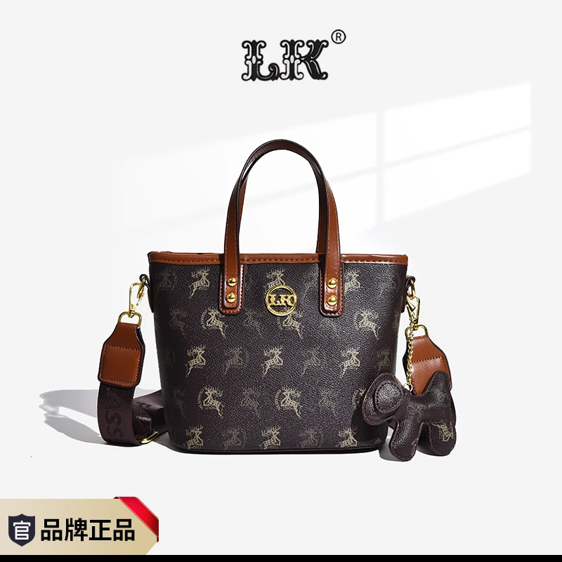 经典百搭手提斜挎包包039棕色