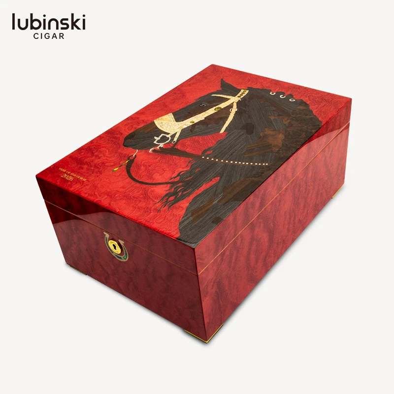 LUBINSKI 马年限量款雪松木雪茄保湿盒 YJA-60058