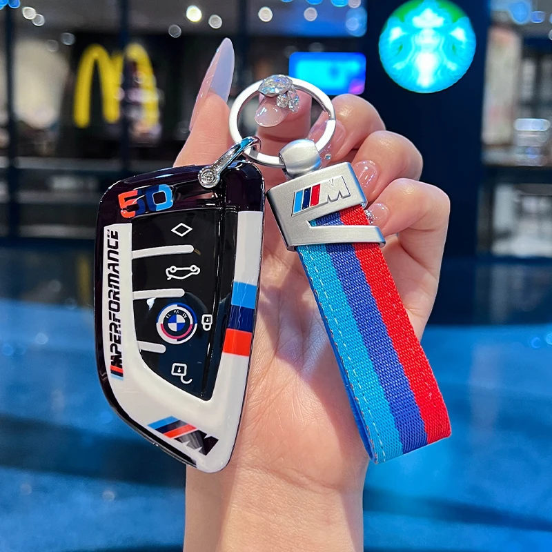 宝马钥匙套3系5系x3x1x5三系五系i3刀锋325li壳扣车运动风高级包