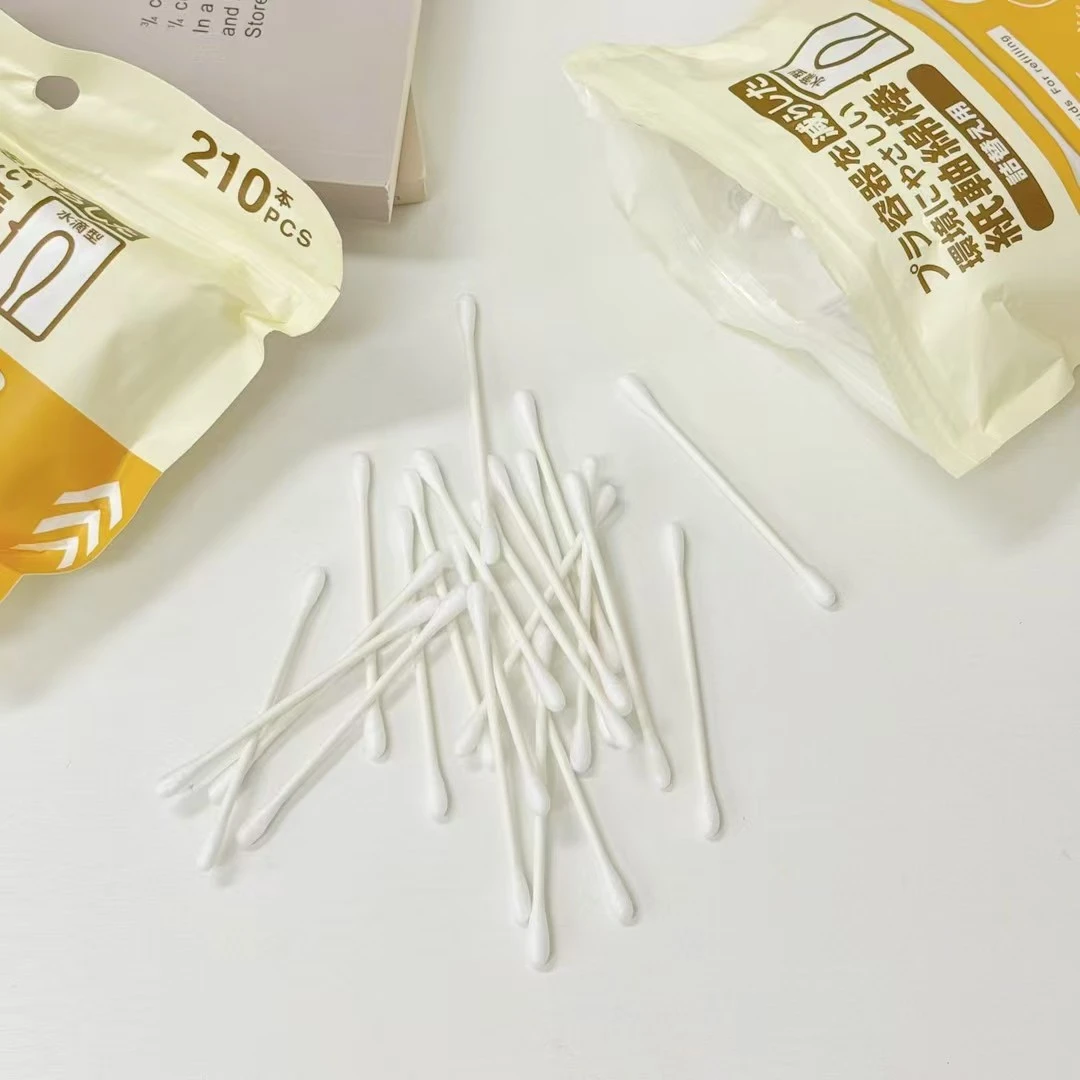 发6包！每包210根！出口日本棉签棉棒纸轴棉棒