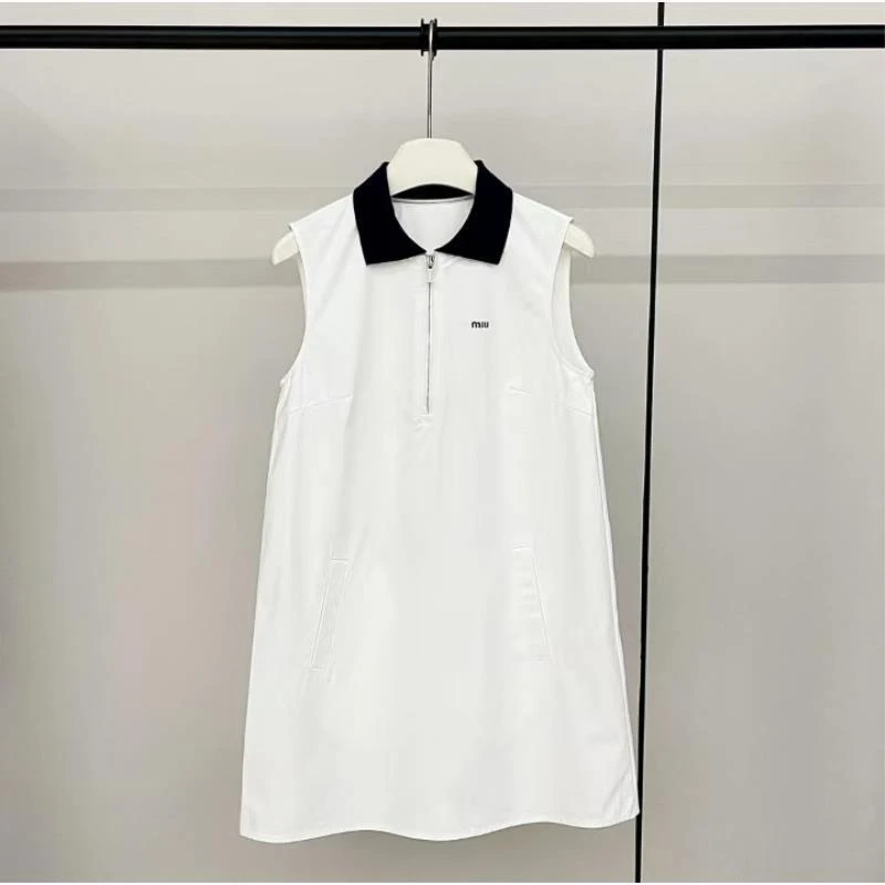 气质百搭高级时尚修身显瘦无袖夏季女装连衣裙13-QZ-05