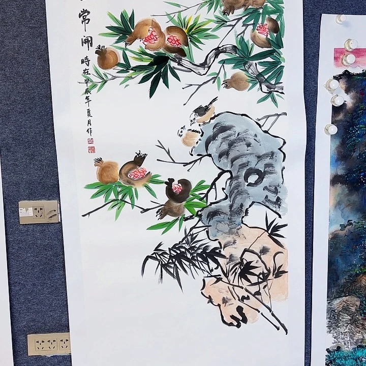 国画 国画花鸟画作品