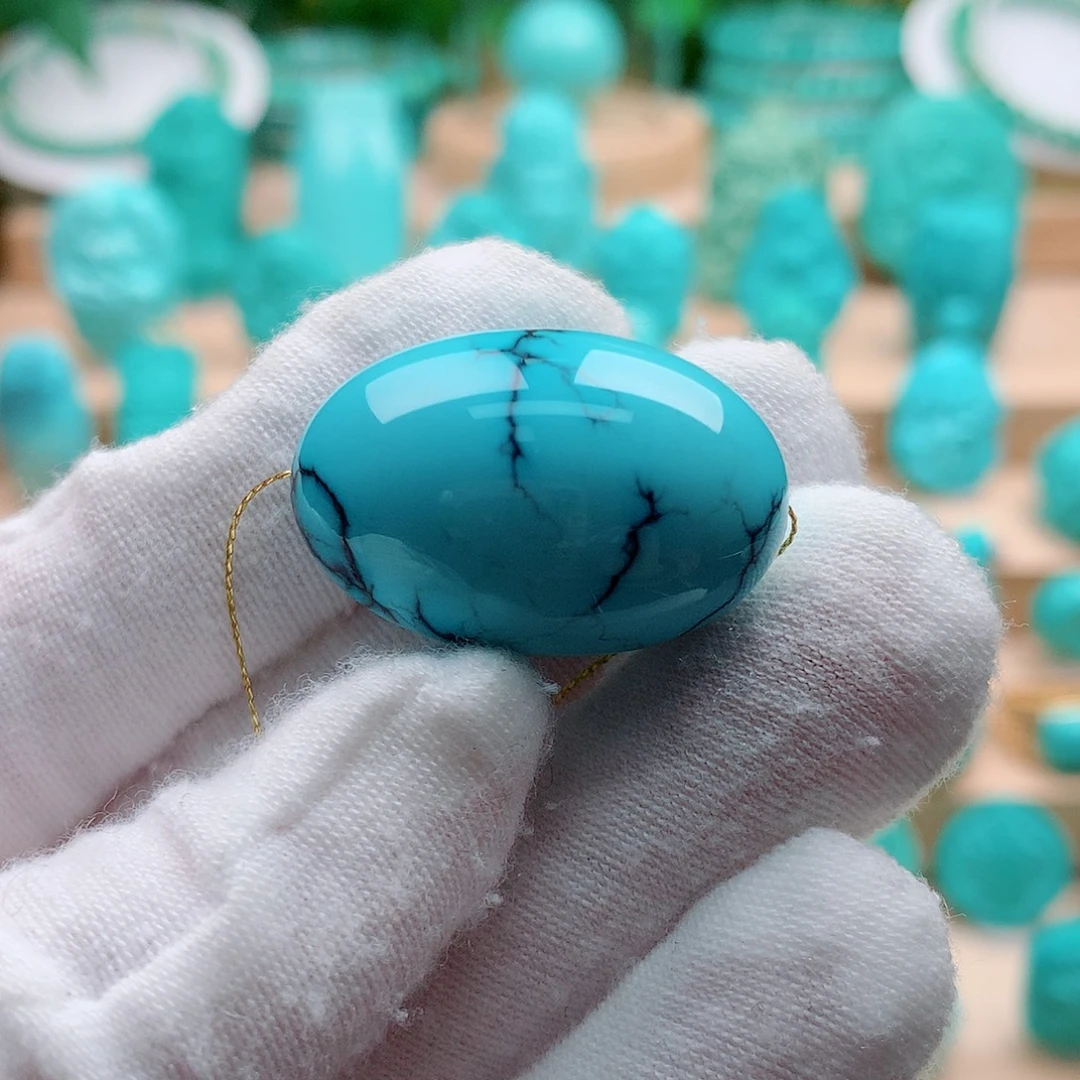 绿松石未镶嵌配饰