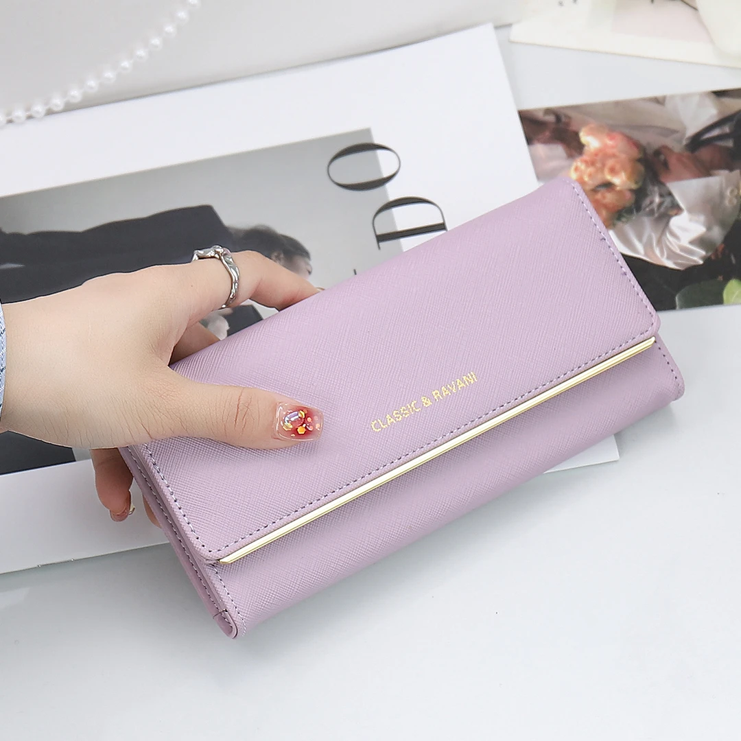 钱包女款2025新款长款女士钱包卡包一体大容量零钱包时尚精致钱夹