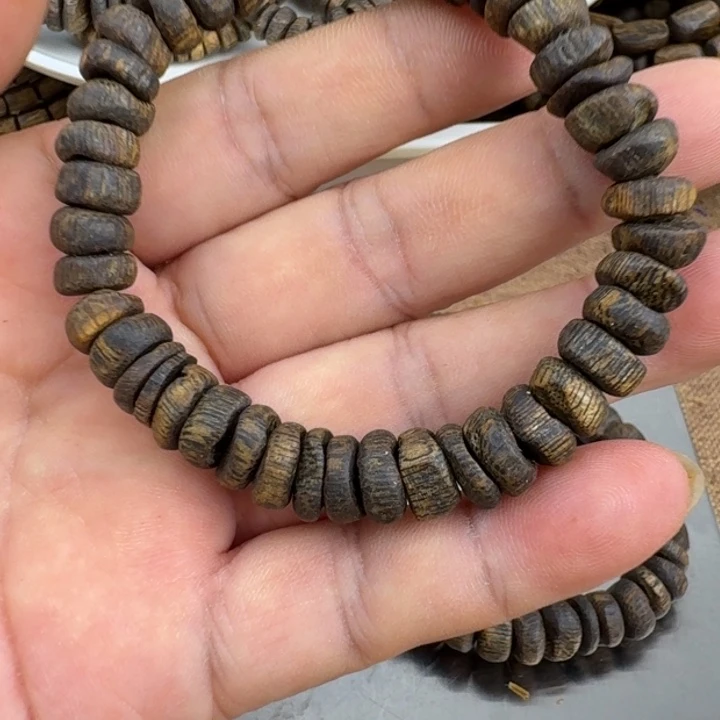 锦***安手串沉香张勺子手串10克加