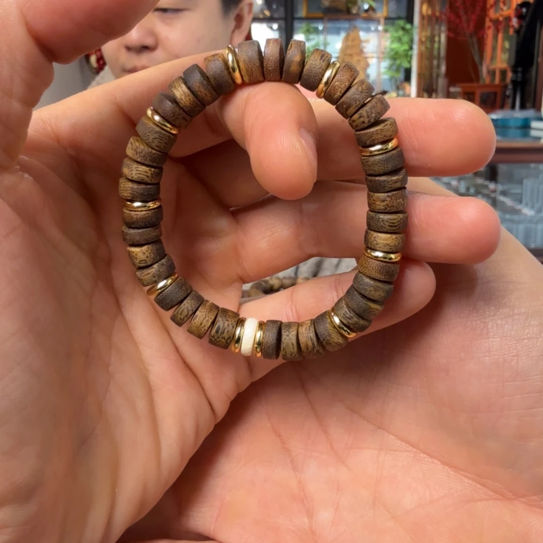手串沉香高等级 直切8mm diy 猛犸
