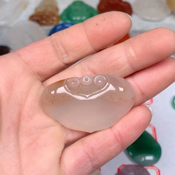 玛瑙/玉髓颈饰未镶嵌芯*