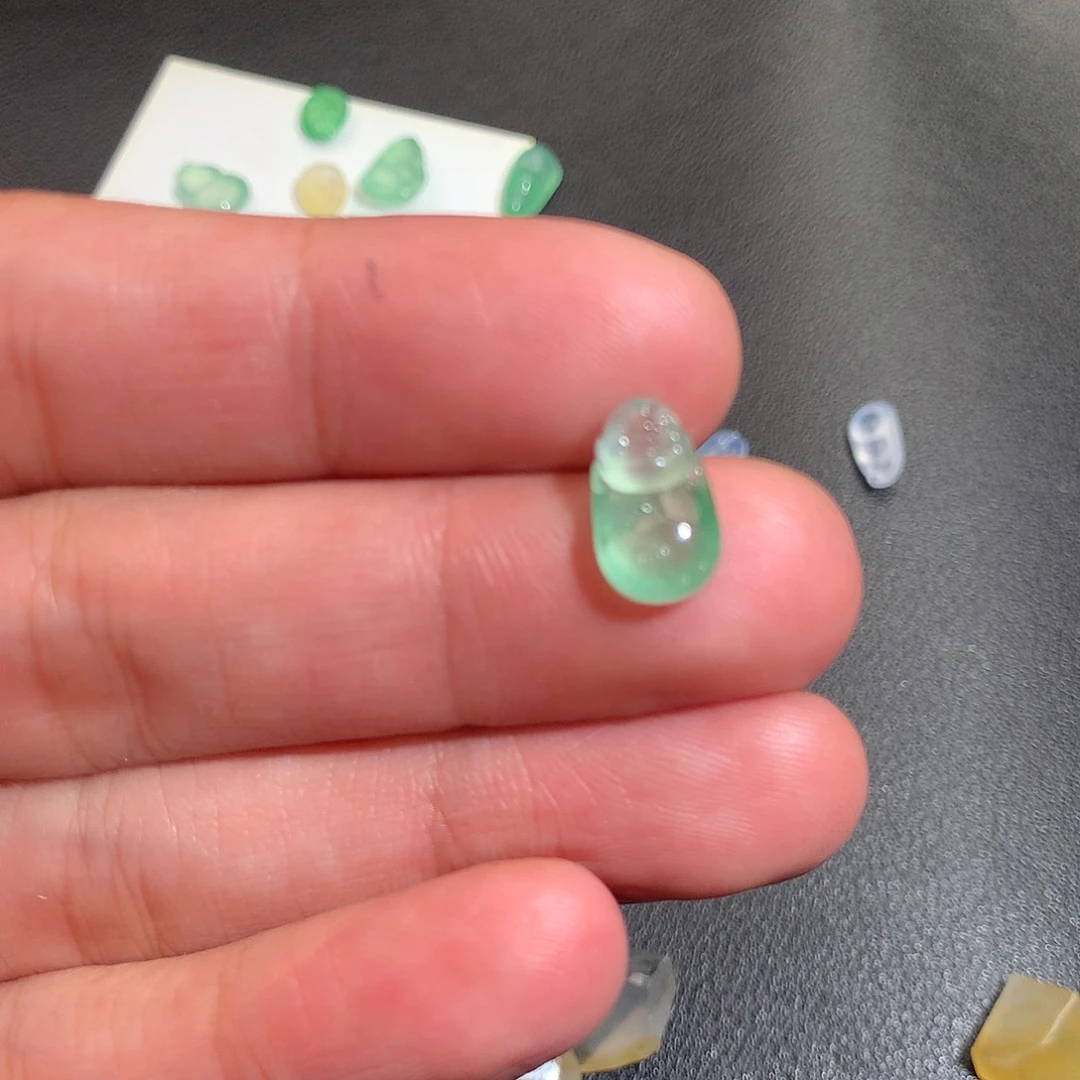 翡翠未镶嵌发饰翡翠