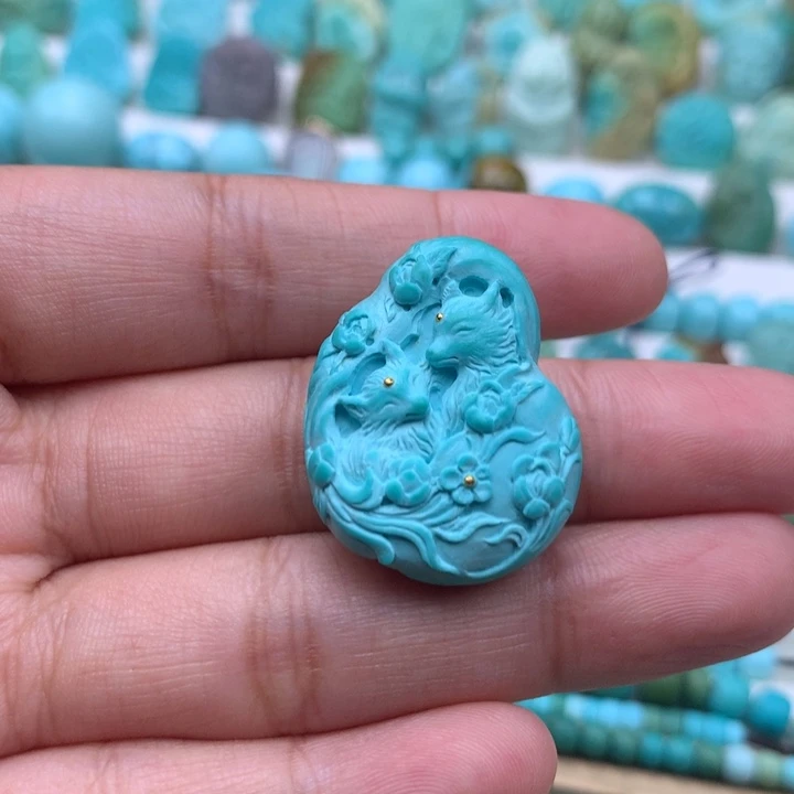 未镶嵌绿松石原矿绿松石系列