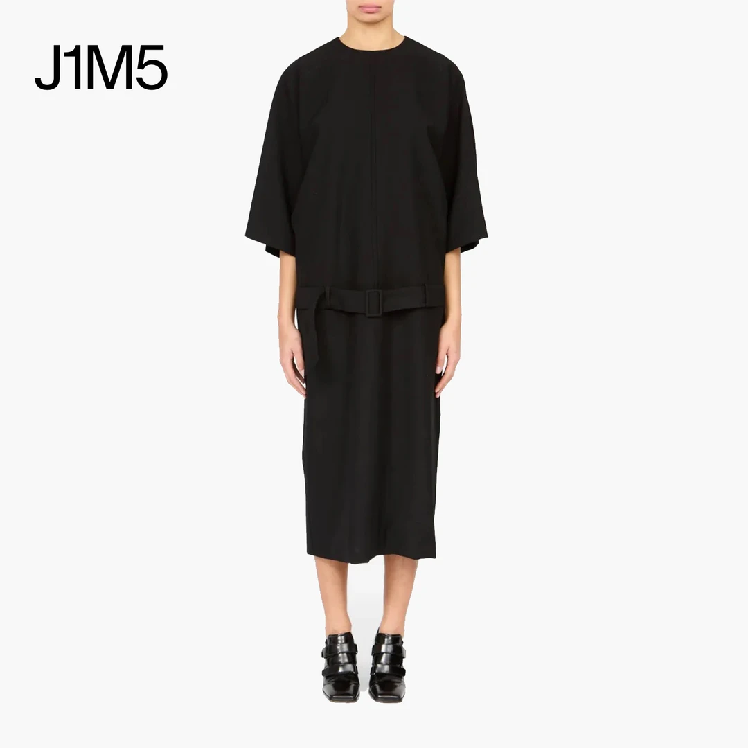 J1M5买手店 MM6 25秋冬 系腰阔袖连衣裙 设计师品牌