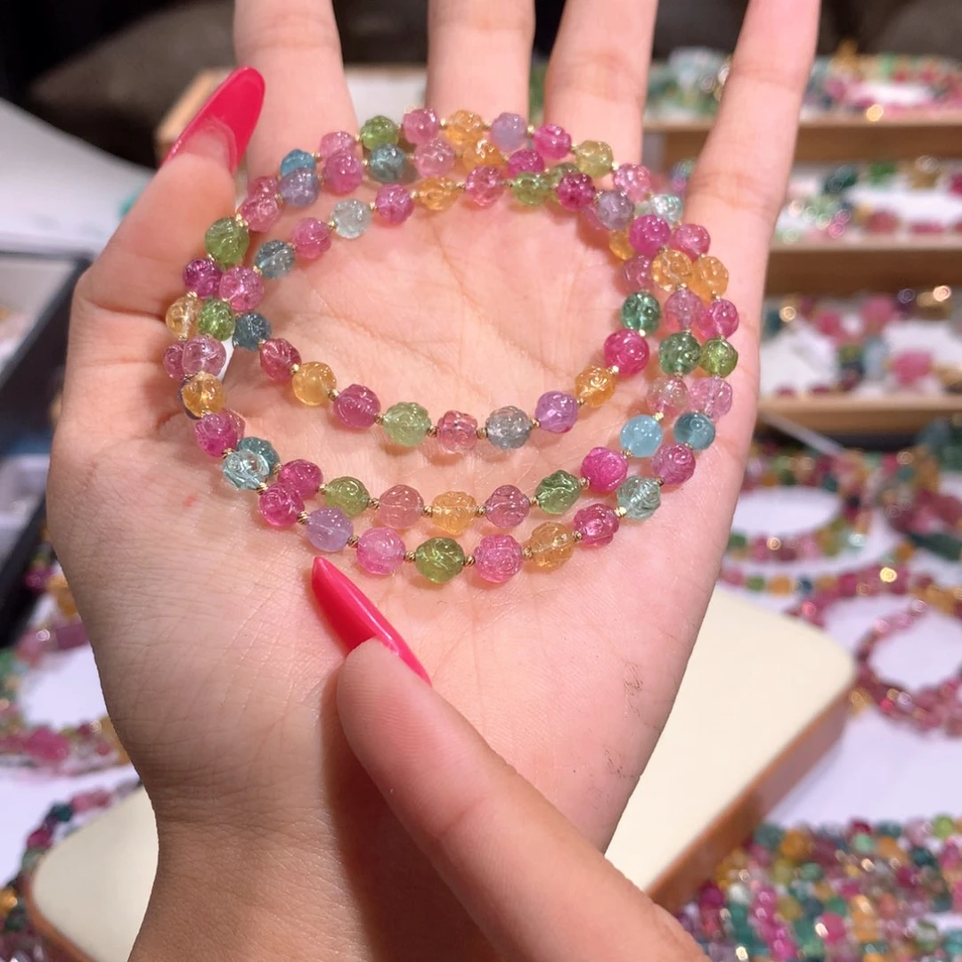 未镶嵌多样性发货其一碧玺