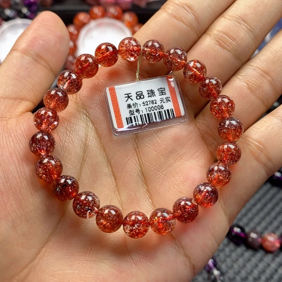 水晶手链未镶嵌金草莓100008