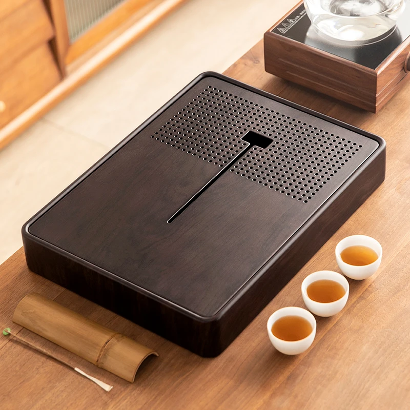 2025新款轻奢储水式茶盘简约家用功夫茶具泡茶台蓄水干泡台沥水盘