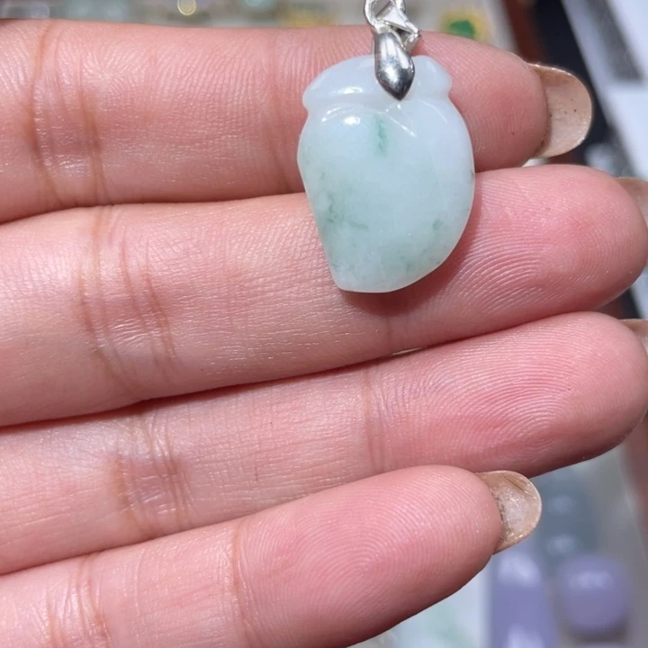 翡翠14K金镶嵌颈饰