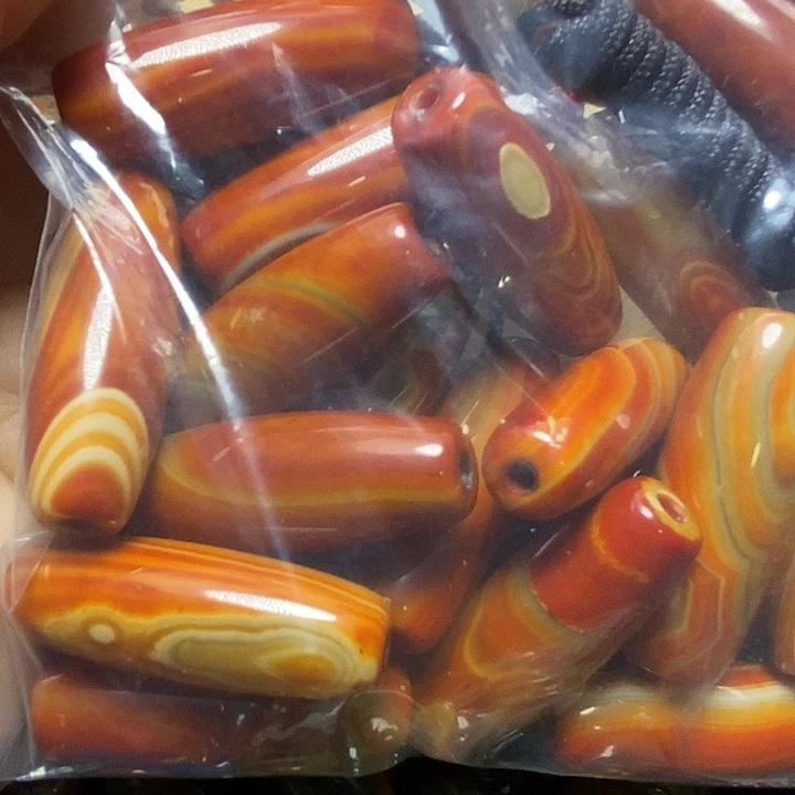 画***画玛瑙/玉髓未镶嵌颈饰