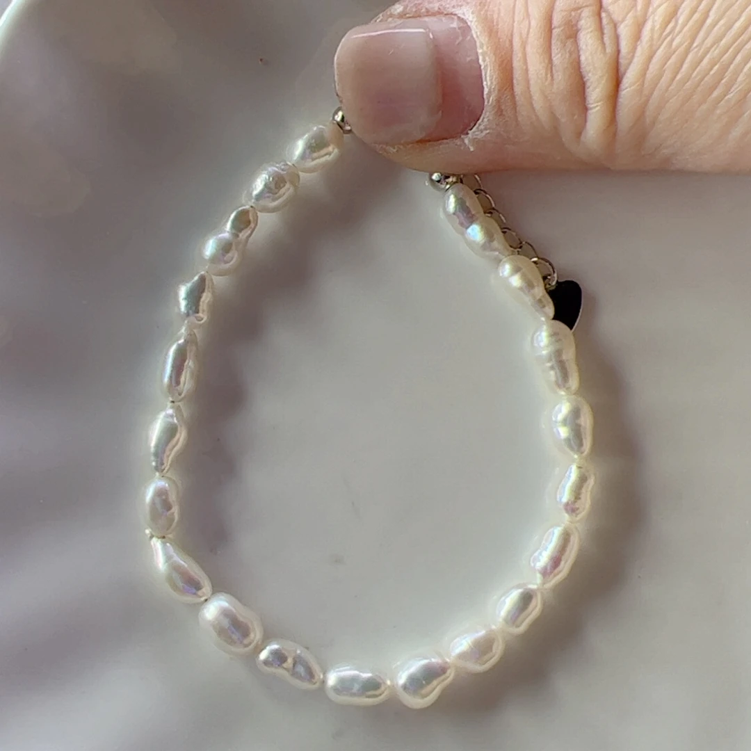 合金淡水珍珠手绳