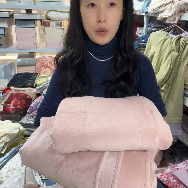 棉棉粉色绒床单枕套三件套