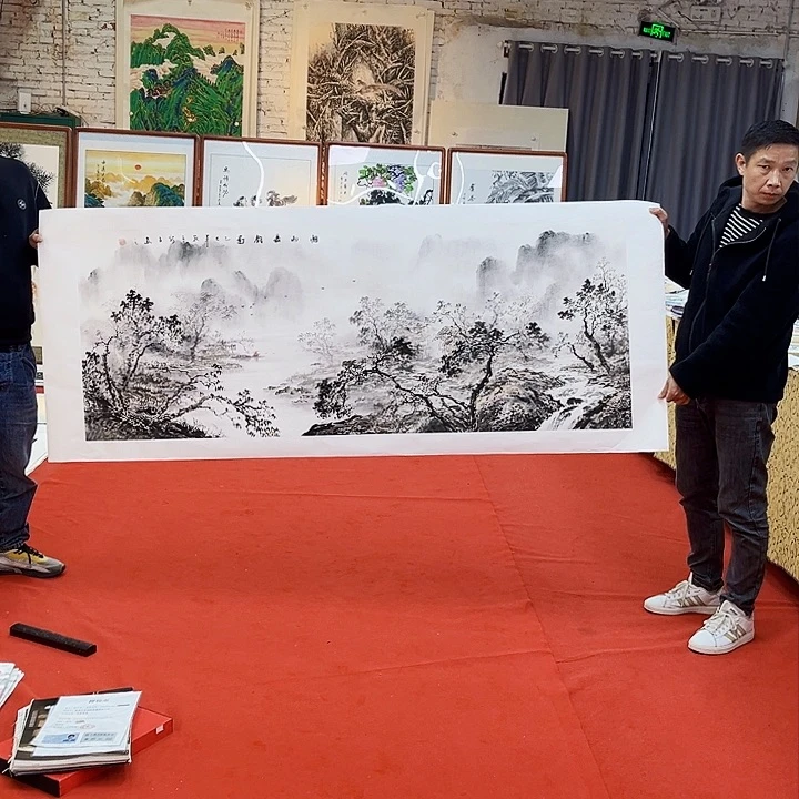 国画手绘的小卡也太好看了吧