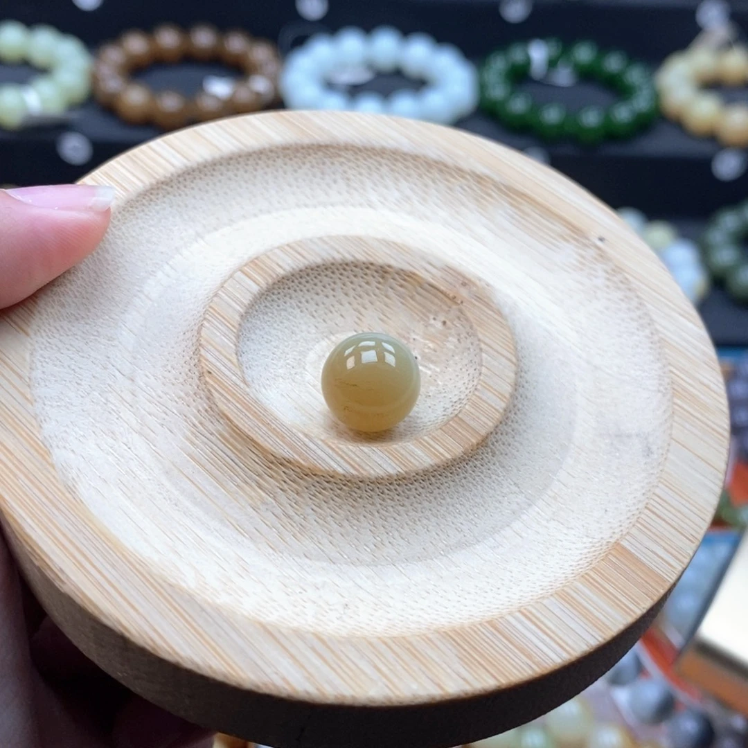 和田玉未镶嵌手串L卡12