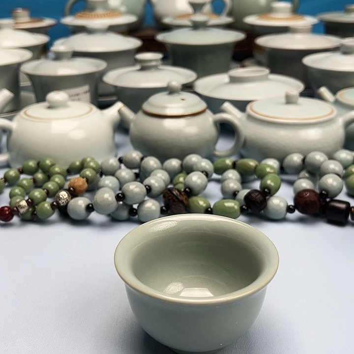 杯仿古釉压手杯原矿原釉原产地