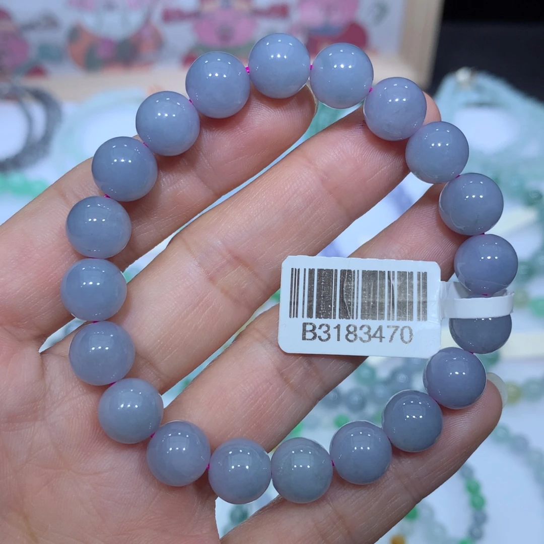 翡翠未镶嵌手链天然