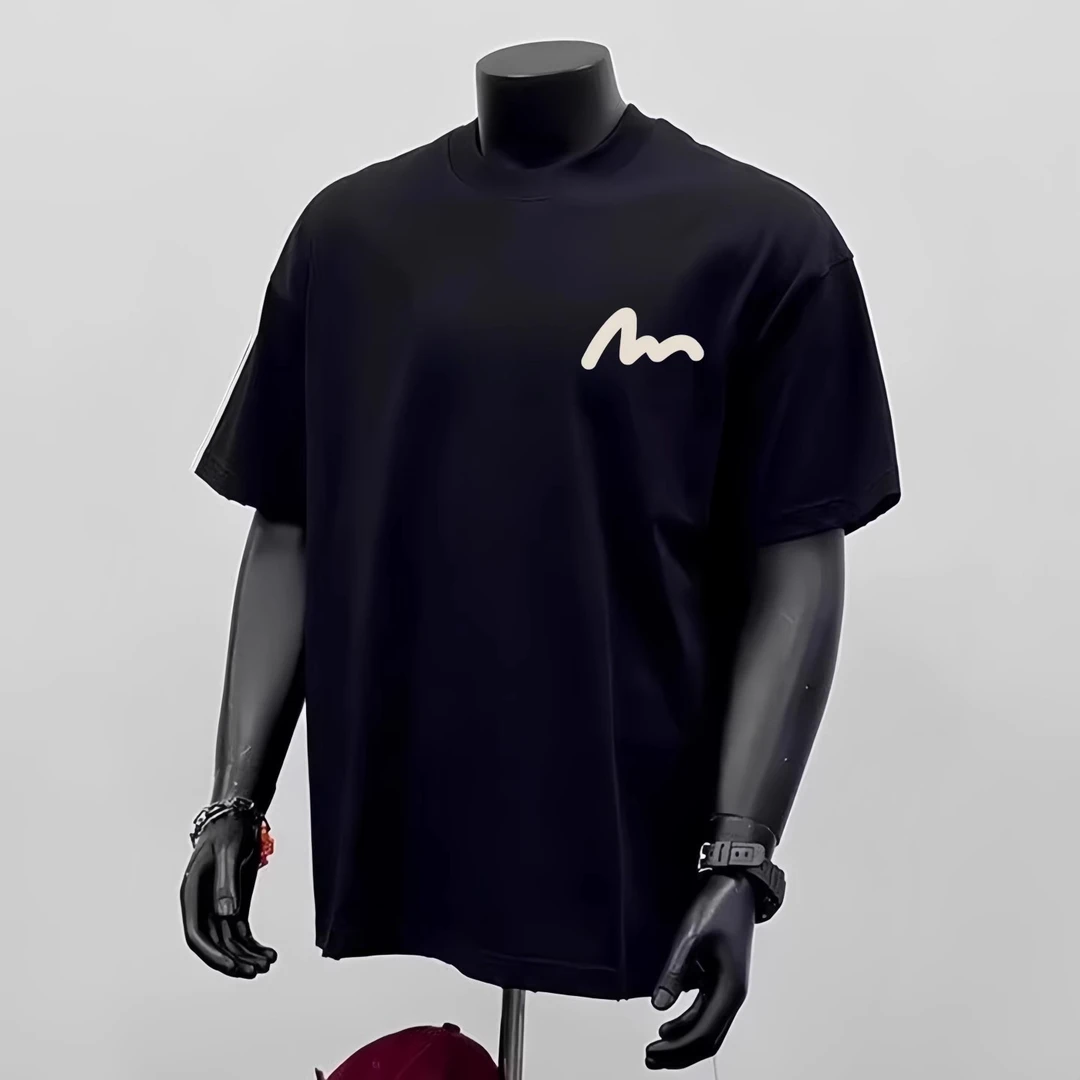 仓石一树潮牌简约短袖t恤男士夏季2025新款宽松ins痞帅慵懒风男装