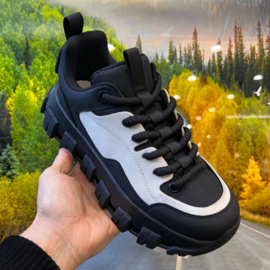 2024秋冬新款男鞋舒服软底设计师户外日系运动休闲防滑复古登山鞋