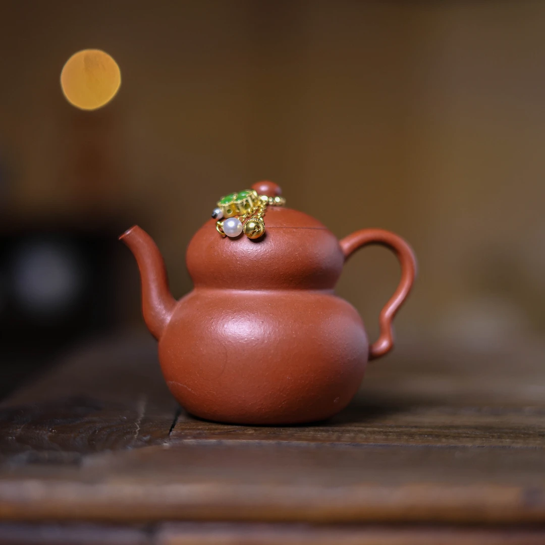 【亦缶】小福禄茶壶120ml 红皮龙（窑云S0257）