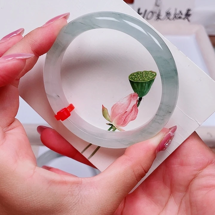 石英质玉（金丝玉）手镯未镶嵌6