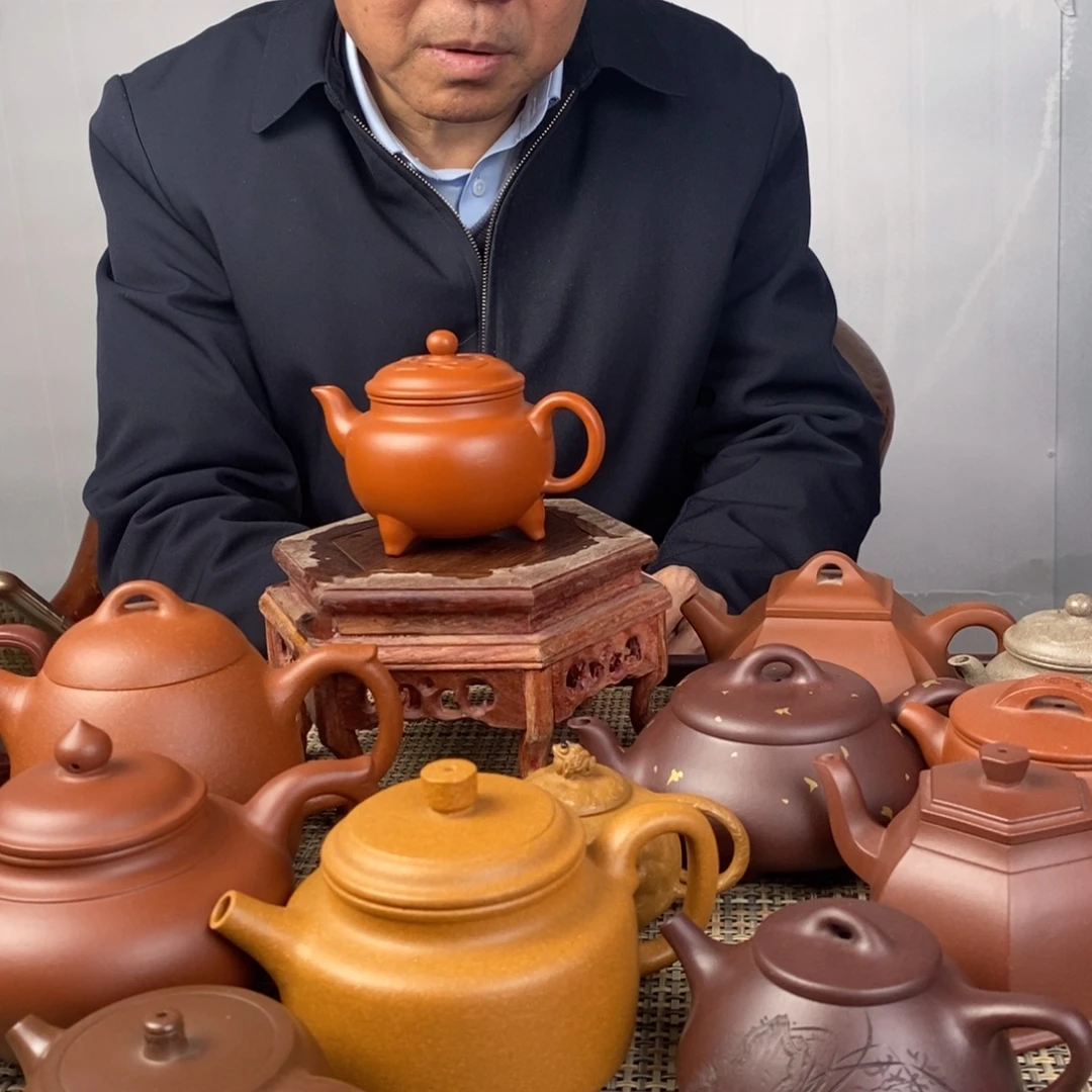 我***紫砂茶壶宜兴紫砂壶茶壶老丁山紫砂