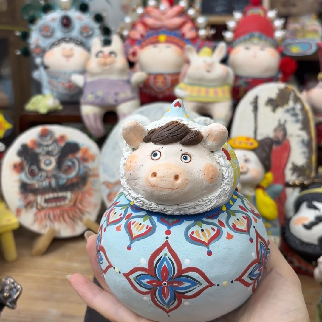 摆件手工陶艺摆件