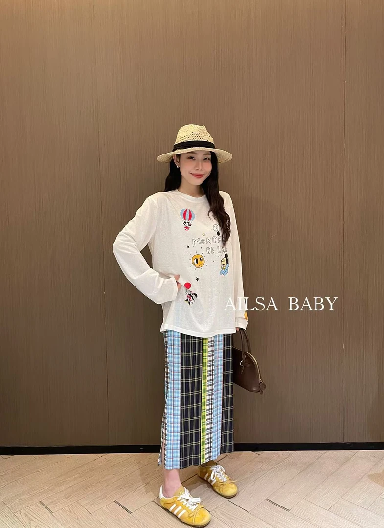 【AILSA BABY】欧货字母印花图案长袖上衣/41004A