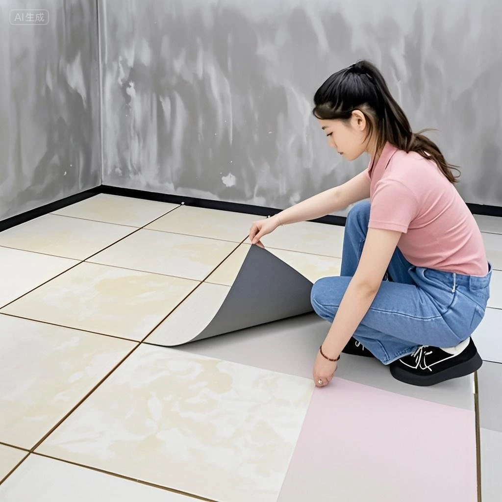 pvc自粘地板防滑耐磨大理石纹加厚塑胶地板革耐磨装饰专用地板贴Z