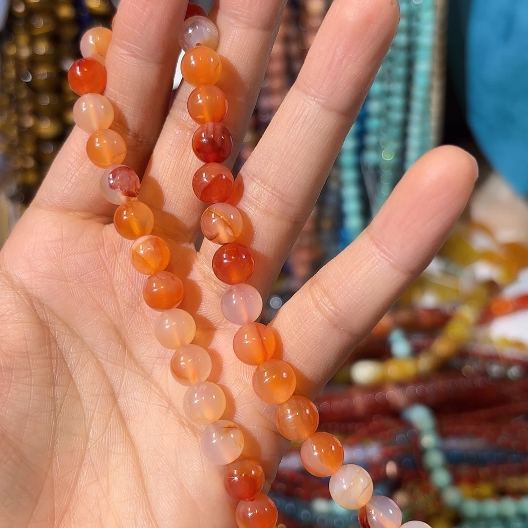 玛瑙/玉髓未镶嵌珠宝半成品波斯湾玛瑙卡8一条