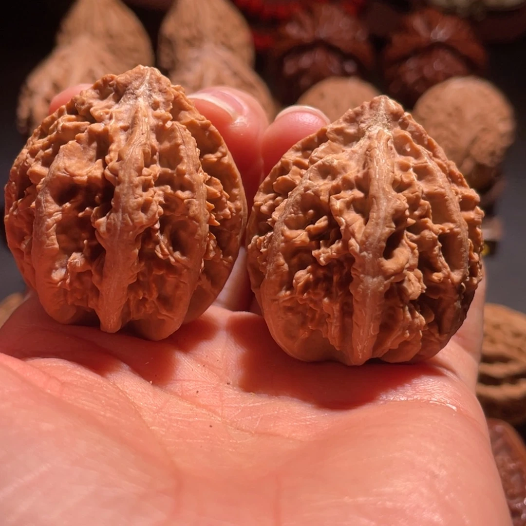 文玩核桃把件楸八棱777